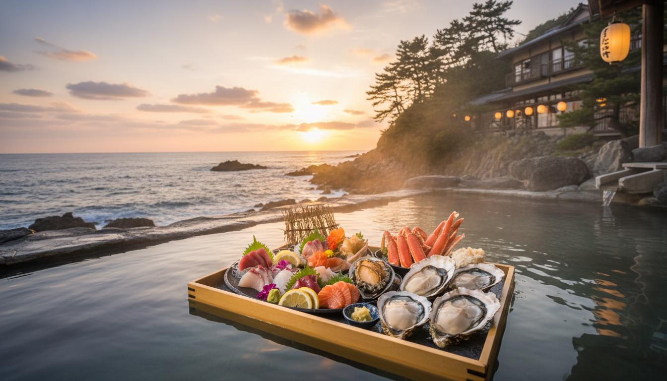西日本で海鮮の美味しい温泉宿はどこ？満腹満足の人気宿7選を徹底解説