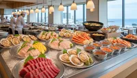 「三陸の海の幸がこれでもかと出てくる！」仙台のホテルで海鮮食べ放題に挑んできた話