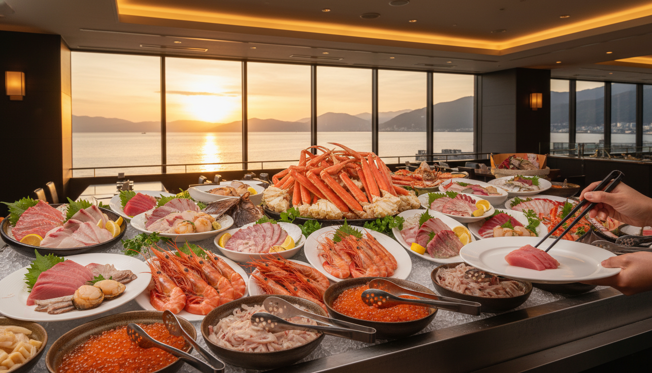「富山湾の恵みが止まらない！」富山ホテルの海鮮食べ放題で食べすぎた話