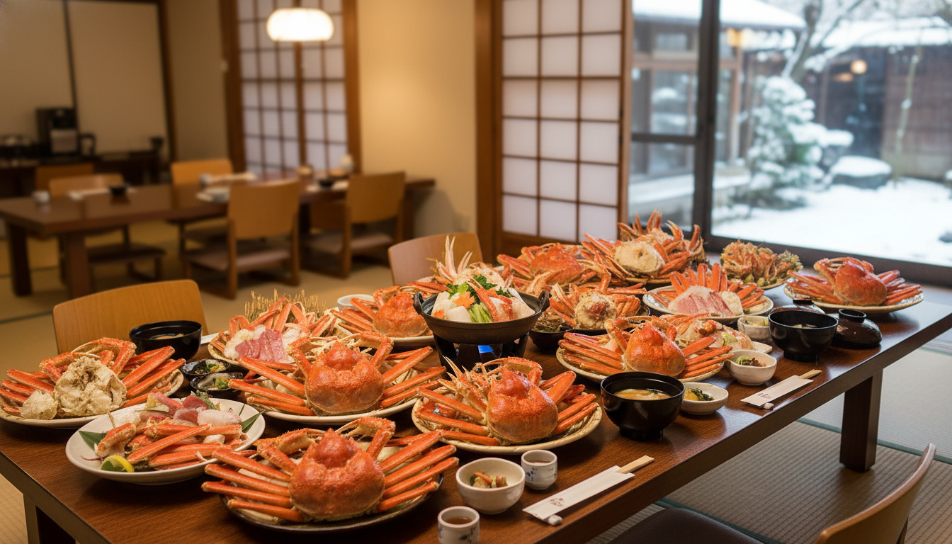 久美浜でカニが食べきれないほど出てくる安い民宿を発見!コスパ最強すぎて何度でも行きたい