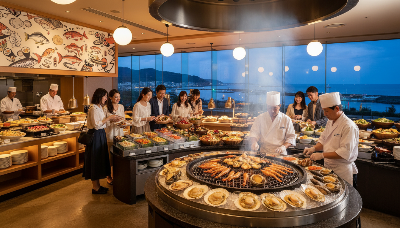 浜焼き食べ放題ホテルが人気な理由は「ライブ感」と「品数」なんですよ