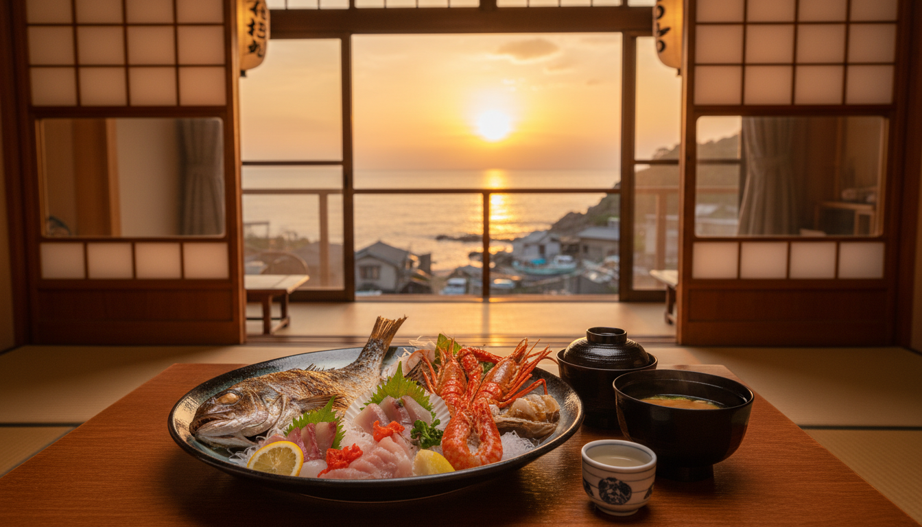 西伊豆で魚が美味しい宿は「漁港近く×名物プラン」で選ぶと当たりやすいです!