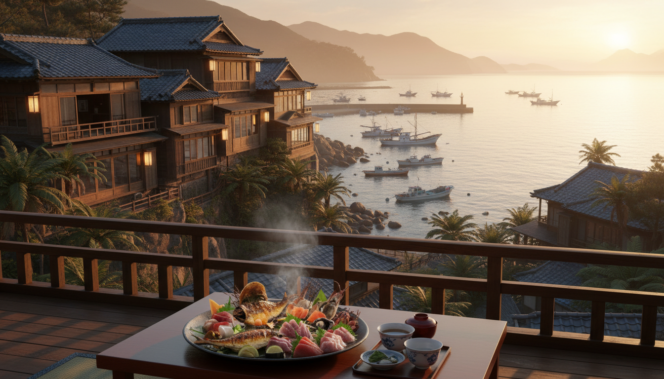 熱海で魚が美味しい宿は「網代温泉・熱海温泉周辺」が狙い目ですね!