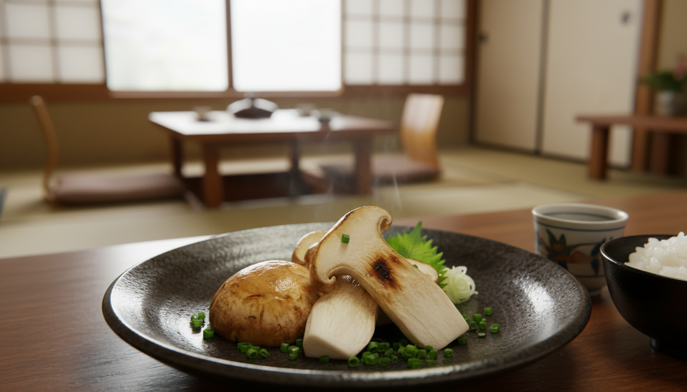 国産松茸を狙うなら“産地×実績”の宿がいちばん確実です！