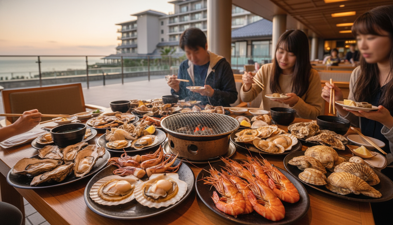 「焼き立て海鮮」を満腹まで楽しめる理由、知ってます?