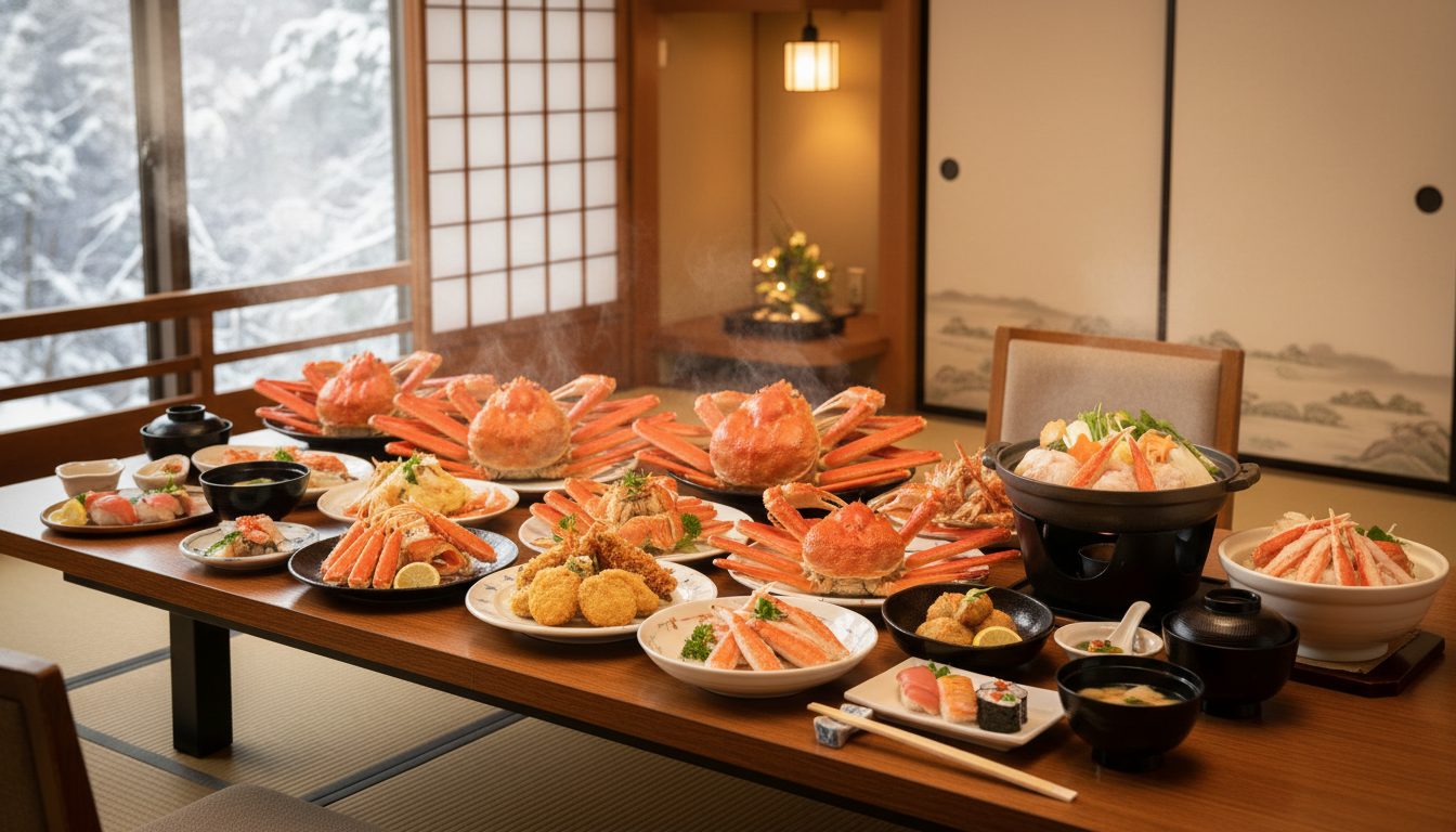 鳥取の蟹食べ放題は冬の王様！選ぶなら絶対押さえたいポイント