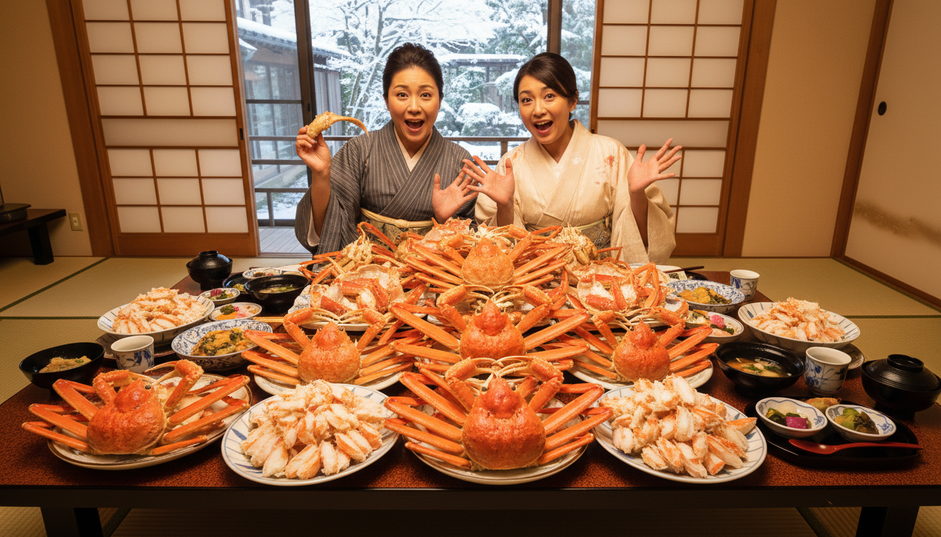 京都の民宿でカニが食べきれないほど出てくる理由