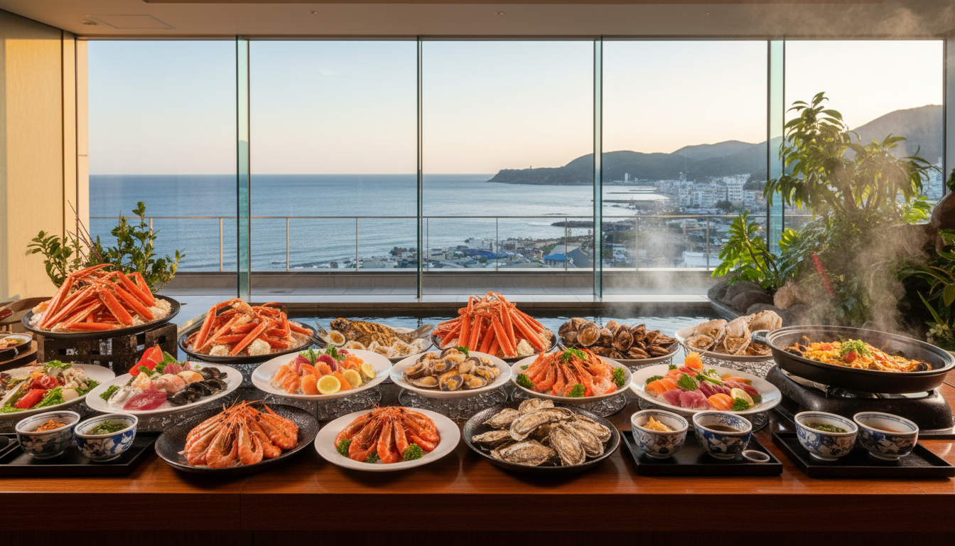 静岡県の海鮮食べ放題ホテルは、温泉と新鮮な地元海の幸の最強コンビです