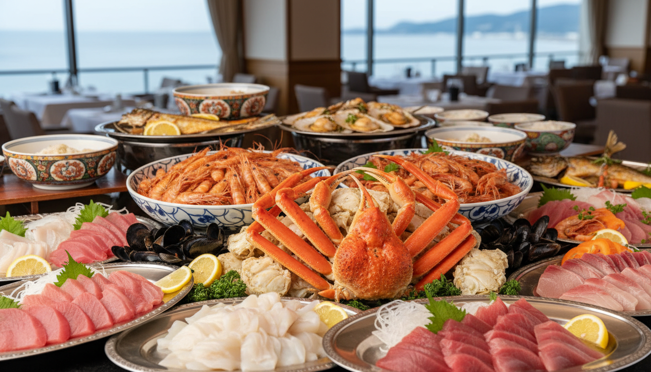 富山の有名海鮮食べ放題ホテルの実例