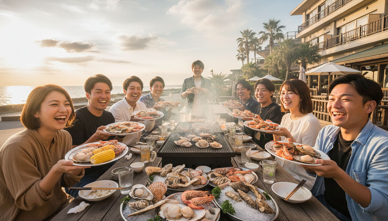 千葉の浜焼き食べ放題は、食べきれないほどのボリュームと種類が最高の価値！