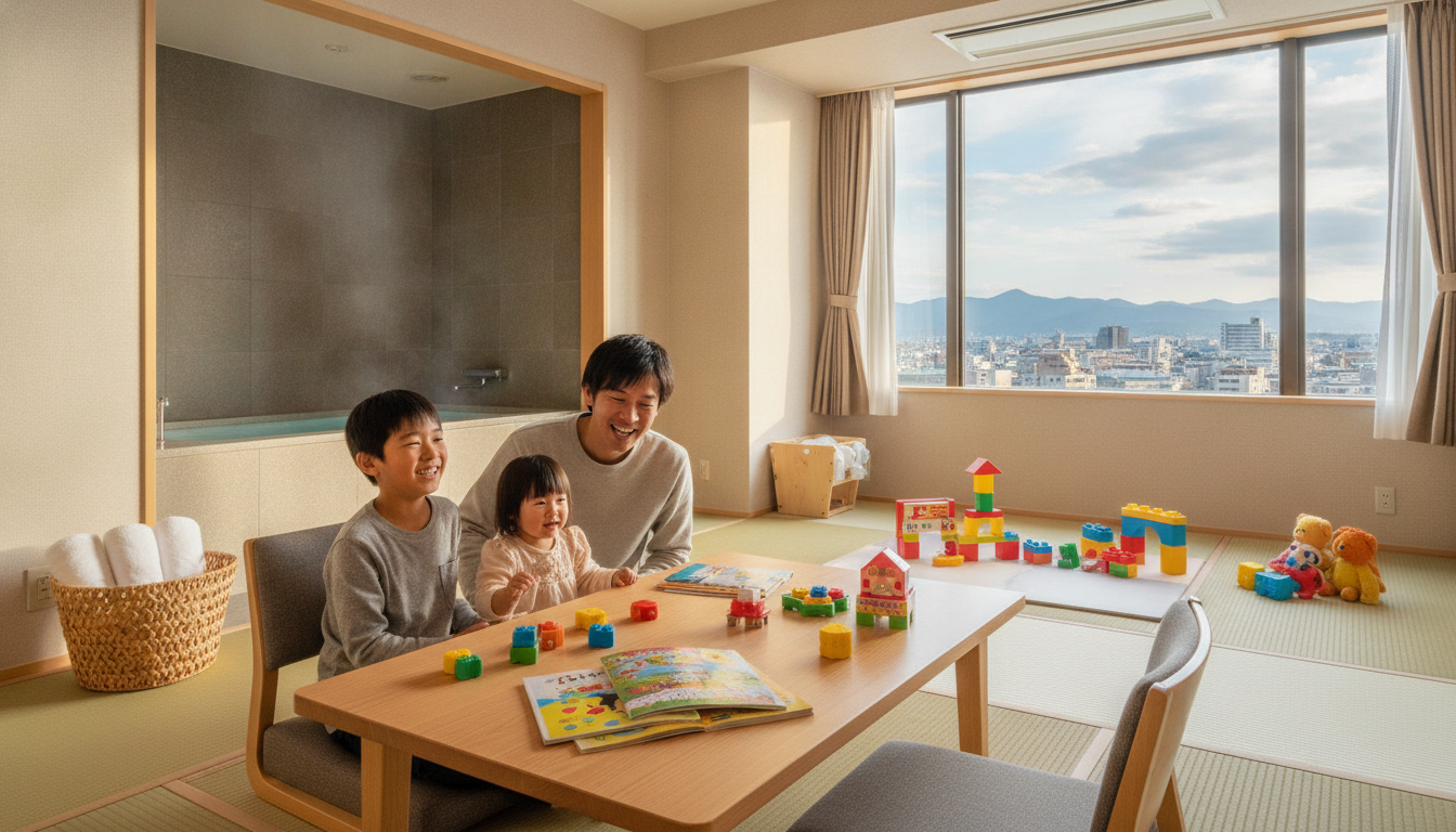 岡山の子連れ向け宿選びで大切な3つのポイント
