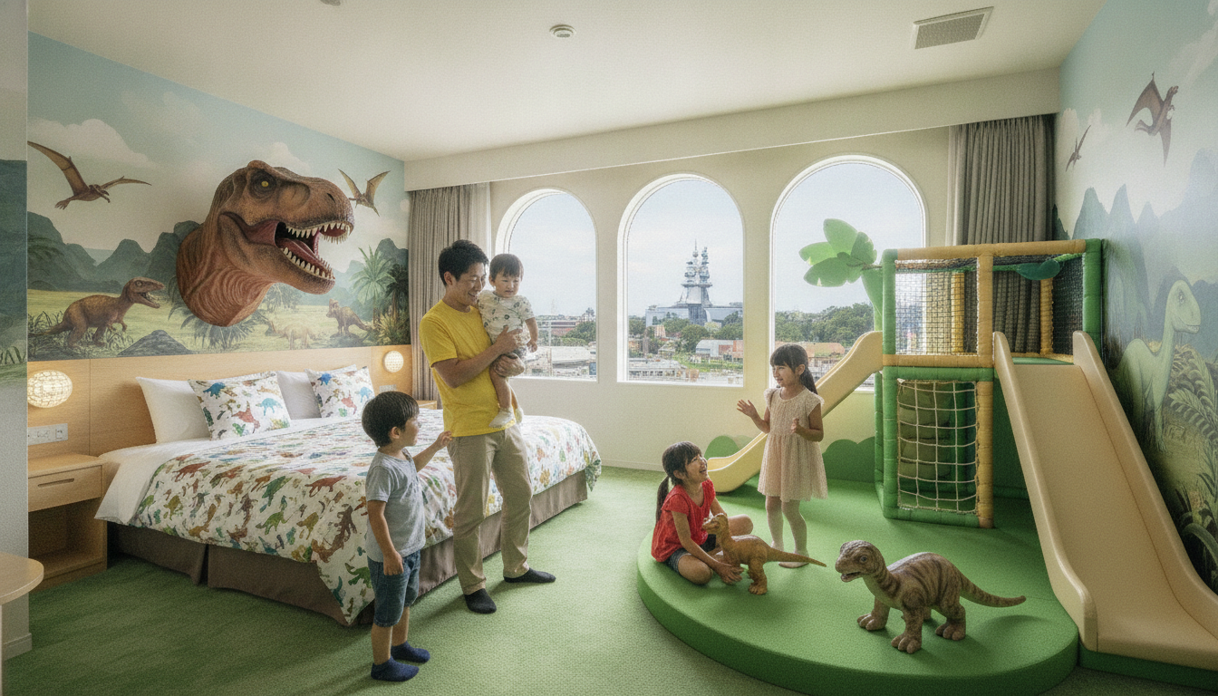 福井で子連れ宿を選ぶなら、館内の遊び場と恐竜テーマが最強コンビ
